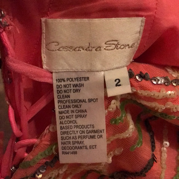 Custom prom/formal dress - pink fairy style - Picture 8 of 8